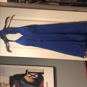 Dress comfy sun dress bright blue